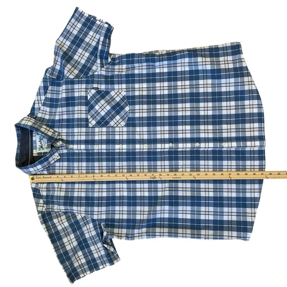 Blue Plaid Men's Shirt by HURLEY XXL - Picture 4 of 8